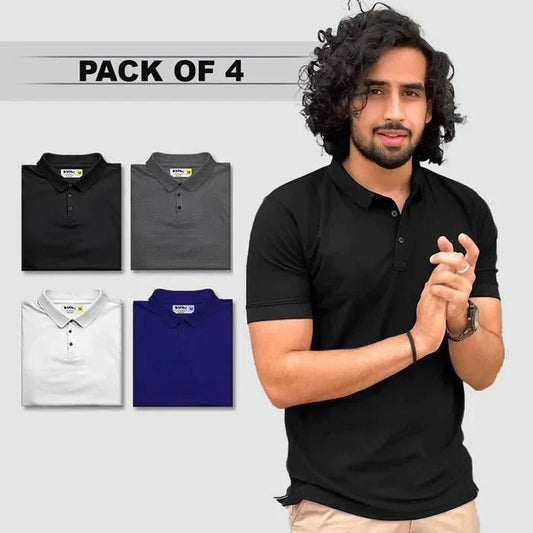 Essntials Polos (pack  of 4)