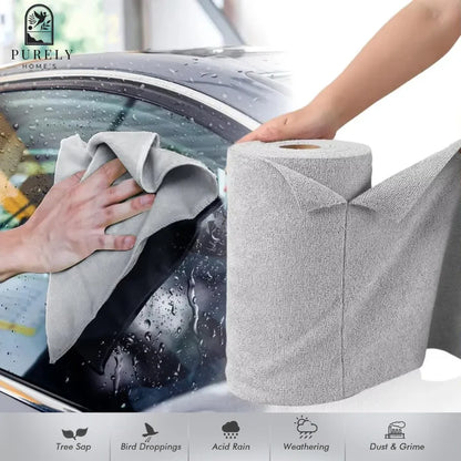 Purely™ Microfiber Cleaning Cloth Roll | Reusable & Super Absorbent