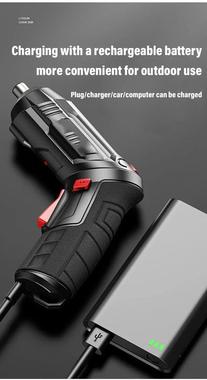 Metal Electric Screwdriver with 47 pcs Screwdriver Bit Set