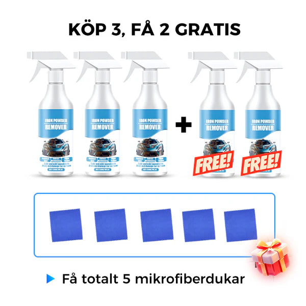 🔥Spray for removing rust and iron particles from cars