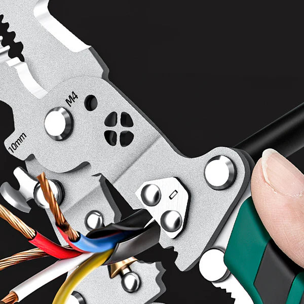 Tijdelijke halfjaarlijkse uitverkoop🌟Multifunctionele opvouwbare draadstripschaar met elektrische test