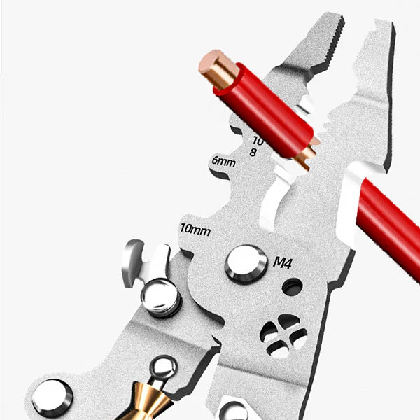 Tijdelijke halfjaarlijkse uitverkoop🌟Multifunctionele opvouwbare draadstripschaar met elektrische test