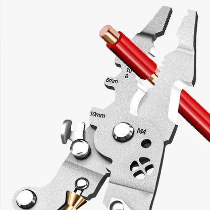 Tijdelijke halfjaarlijkse uitverkoop🌟Multifunctionele opvouwbare draadstripschaar met elektrische test