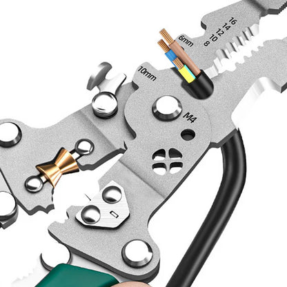 Tijdelijke halfjaarlijkse uitverkoop🌟Multifunctionele opvouwbare draadstripschaar met elektrische test