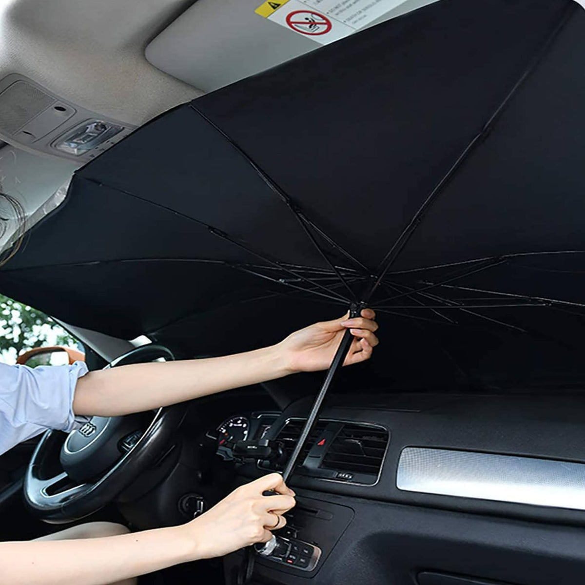 Essntials Car-Umbrella + 4 Window Covers